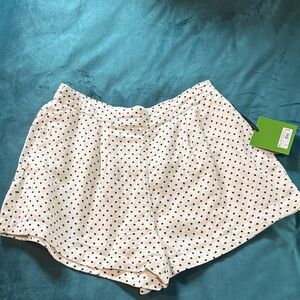 Kate Spade for Target Size SmallPolka Dot Women's Shorts - White with Black Dots
